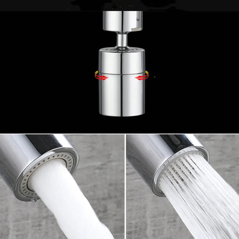 Rotating spout detail on wall mounted utility basin tap