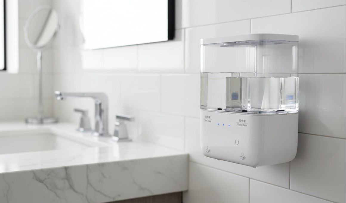 Dual Automatic Soap Dispenser - Wall Mounted, Touchless