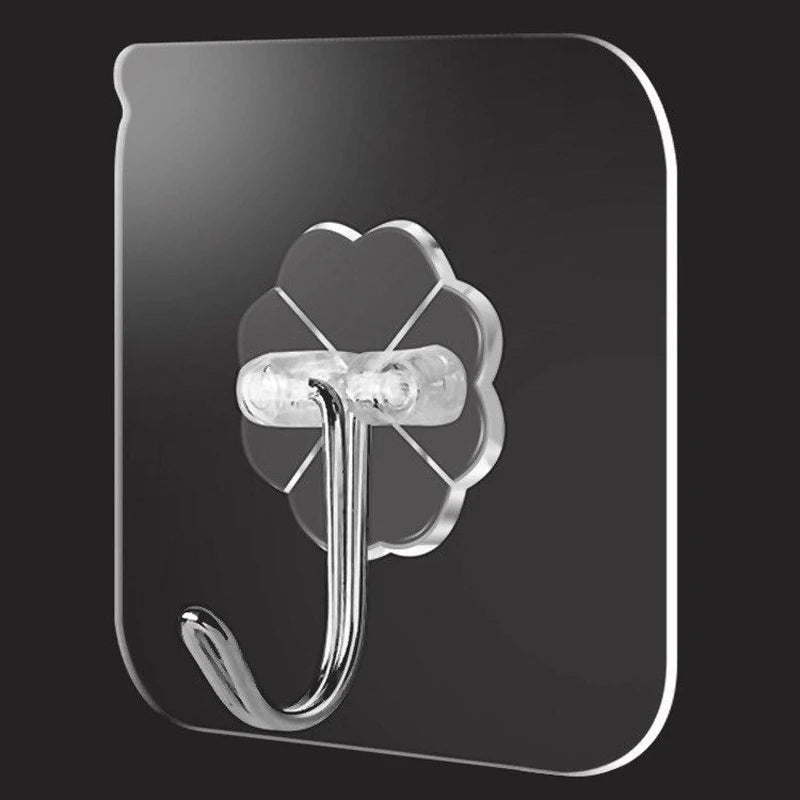 Punch-free wall-mounted bathroom storage box with toilet paper holder